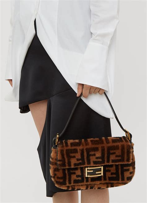 sheepskin fendi bag|Baguette .